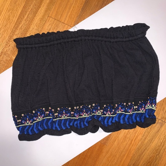 FREE PEOPLE Boho Tassel Tube Top Blogger Favorite - Picture 5 of 7